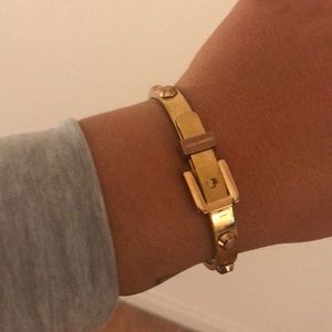 Michael Kors rose gold buckle bracelet